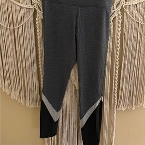 Stylish Gray and Black Women's Leggings